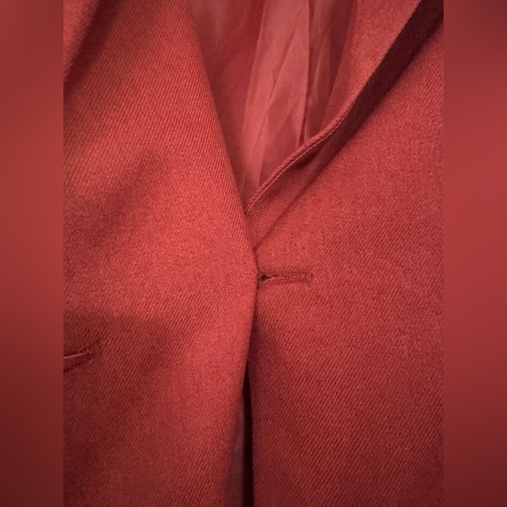 Pretty Little Things Burgundy Women’s Blazer, Women’s Maroon Blazer - Picture 12 of 14